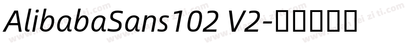 AlibabaSans102 V2字体转换